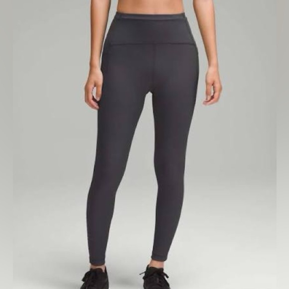 Swift Speed High-Rise Ribbed Tight 28" Grey 8